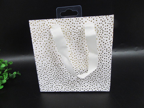 10Pcs HQ White Paper Gift Bag Shopping Bag 15x15x5.5cm - Click Image to Close